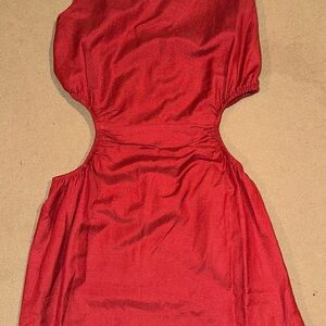 Crimson Pants Store Dress W/ Side Cutouts